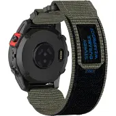 INF 26 mm urrem til Garmin Epix og Fenix serien Grey