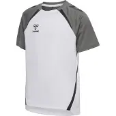 Hummel Funktionsskjorte 'Lead 2.0' basalgrå / sort / hvid