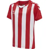Hummel Spilletrøje Core Striped - Rød/Hvid Børn, størrelse 152 cm