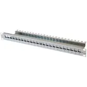 Telegärtner AMJ-S 19" Modulrack / patchpanel 24 port uudstyret, lysegrå