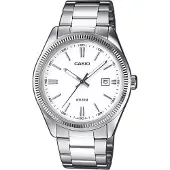 Casio Herreur MTP-1302D-7A1VDF Classic Hvid/Stål Ø39 mm