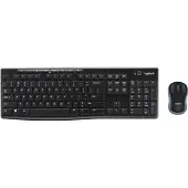 Logitech MK270 Wireless Combo - Sæt med mus og tastatur - trådløs - 2.4 GHz - fransk