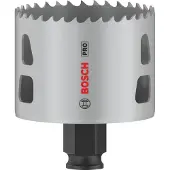 Bosch PRO Multi Material PC Plus, Enkelt, Boremaskine, Gipsvæg, Metal, Metal uden jern, Plast, Blødt træ, Sort, Grå, Koboltstål, Cobalt Alloy High-Speed Steel (HSS-Co)