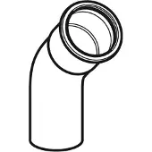 Geberit 20710, 45°, 117 mm, 57 mm, 128 mm