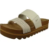 Reef Reeftil kvinder. CI8095 Cushion Vista Hi beige sandaler (40), 3-5 cm, Ingen, Casual