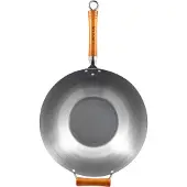 Ken Hom Excellence, Rund, Wok/Stirfry pande, Stål, Træ, Kulstofstål, 36 cm