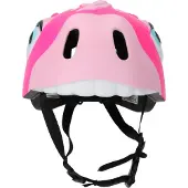 Crazy Safety Cykelhjelm m. Lys - Horse - Pink - - 49-55 cm - Cykelhjelm