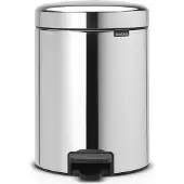 Brabantia New Icon pedalspand 5 liter brilliant steel (sølv)