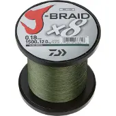 Daiwa J-braid 8 Flettet Fiskesnøre 3000 M