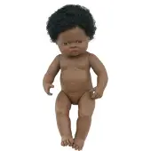 Miniland Afrikansk Babydukke 38 Cm