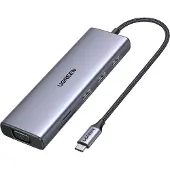 UGREEN - Dockingstation - for notebook, tablet, smartphone - USB-C - HDMI, VGA - 1GbE