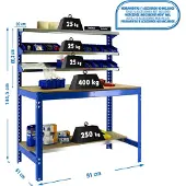 Simonwork (bancos De Trabajo) Bt1 Metalhylde 1445x910x610 Mm