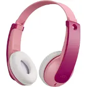 JVC TINYPHONES HA-KD10W - Hovedtelefoner med mik. - på øret - Bluetooth - trådløs - pink