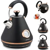 Berdsen Elektrinis virdulys su termometru 1,7 l BD-701 - juodas