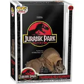 Funko POP! Jurassic Park Filmplakat Og Figur Af Tyrannosaurus Rex Og Velociraptor