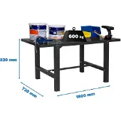 Simonwork (bancos De Trabajo) Bt6 Arbejdsbord 830x1800x730 Mm
