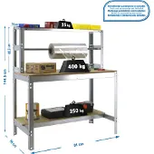 Simon Rack Simonwork (bancos De Trabajo) Bt4 Arbejdsbord 1445x910x760 Mm