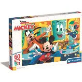 Clementoni Puslespil 60 Maxi Super Farve Mickey