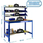 Simonwork (bancos De Trabajo) Bt1 Arbejdsbord 1445x1210x610 Mm