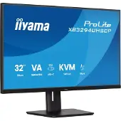 Iiyama ProLite XB3294UHSCP-B1 - LED-skærm - 31.5 - 3840 x 2160 4K @ 60 Hz - VA - 400 cd/m² - 3000:1 - 2 ms - HDMI, DisplayPort, USB-C - højtalere - sort, mat
