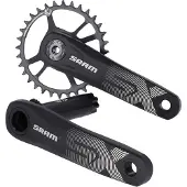 Sram SX Eagle Crankset Speed: 12 Spindle: 28.99mm BCD: Direct Mount 32 Dub 175mm Black MTB