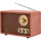 Adler retro Bluetooth-højttaler med FM/AM-radio