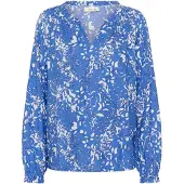 Cream Bluse 'CRTiah' azur