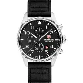 Swiss Military Hanowa Herreur SMWGC0000401 Thunderbolt Sort/Læder