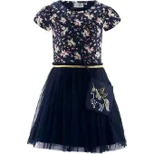 Happy girls Kjole beige / navy / pink