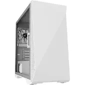 Zalman Z1 Iceberg - Mid tower - micro ATX - sidepanel med vindue (hærdet glas) - ingen strømforsyning - hvid - USB/Lyd