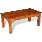 vidaXL sofabord 110x60x45 cm massivt træ
