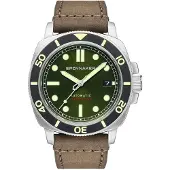 Spinnaker Herreur SP-5088-03 Hull Grøn/Læder Ø42 mm