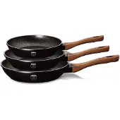 Berlinger Haus Ebony stegepande-sæt 20 24 28 cm 3-pak