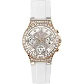 GUESS Dameur GW0257L2 Hvid/Gummi Ø36 mm