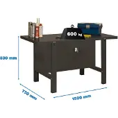 Simonwork (bancos De Trabajo) Bt6 Arbejdsbord 830x1500x730 Mm