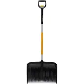 Fiskars 1057189, Sneskovl, Metal, Sort, Orange, Justerbar, Ergonomisk, Polen, 53,2 cm