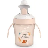 MyBaby Suavinex 402788 træningskop til drikke 200 ml lyserød Wonderland 6m+ (NIEKAPEK)