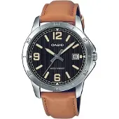Casio Herreur MTP-V004L-1B2UDF Classic Sort/Læder Ø41 mm