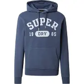 Superdry Sweatshirt 'ATH ESS' safir / pastelblå