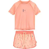 Playshoes UV-beskyttelse mørkeblå / grøn / pastelpink