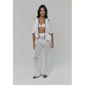 South Beach Cardigan sort / hvid