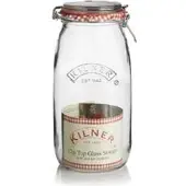 Kilner rund dåse med bøjle Klar, 2 l