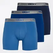 DKNY Herre Conway Tre Pak Medium Boxer Trusser Navy/Blå