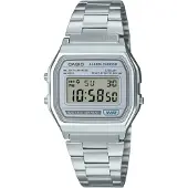 Casio A158 33.2mm 3atm Quartz Digital Ur