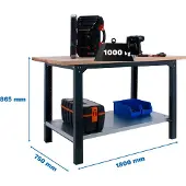 Simonwork (bancos De Trabajo) Bt6 Pro Arbejdsbord 865x1800x750 Mm