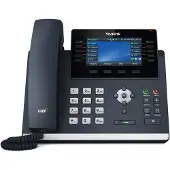 Yealink SIP-T46U - VoIP-telefon med opkalds-ID - 3-vejs opkaldskapacitet - SIP, SIP v2 - 16 linjer - klassisk grå