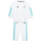 Adidas Sweatsæt - Mer DNA - White/Semiru - - 3 år (98) - Sweatsæt