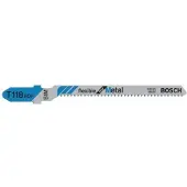Bosch flexible for Metal T 118 EOF - Stiksavsklingesæt - for plademetal - 5 stykker - T-skaft - længde: 83 mm