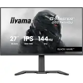 Iiyama G-MASTER Black Hawk GB2741HSU-B1 - LED-skærm - gaming - 27 - 1920 x 1080 Full HD (1080p) @ 144 Hz - IPS - 350 cd/m² - 1500:1 - 1 ms - HDMI, D