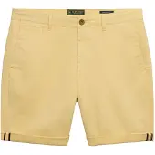 Superdry Superdrytil mænd. M7110486A Premium Regular Regular Shorts Chino gul (34), Casual, Bomuld